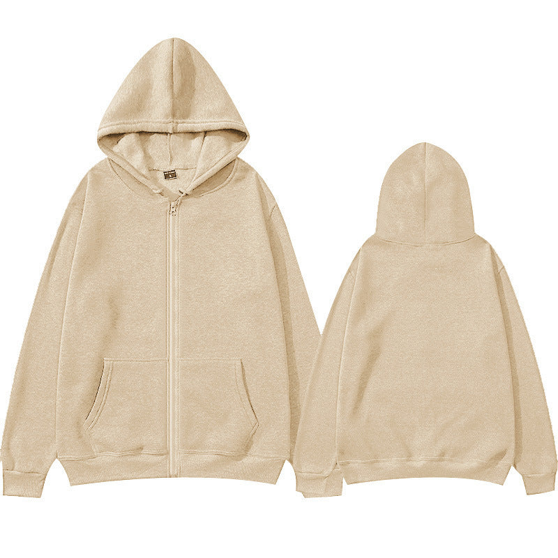 Unisex Zip-Hoodie mit robustem Metallreißverschluss, angerauter Fleece-Innenseite, geteilten Eingrifftaschen und verstärkten Nähten Shop Nory