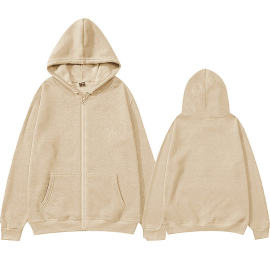 Unisex Zip-Hoodie mit robustem Metallreißverschluss, angerauter Fleece-Innenseite, geteilten Eingrifftaschen und verstärkten Nähten Shop Nory