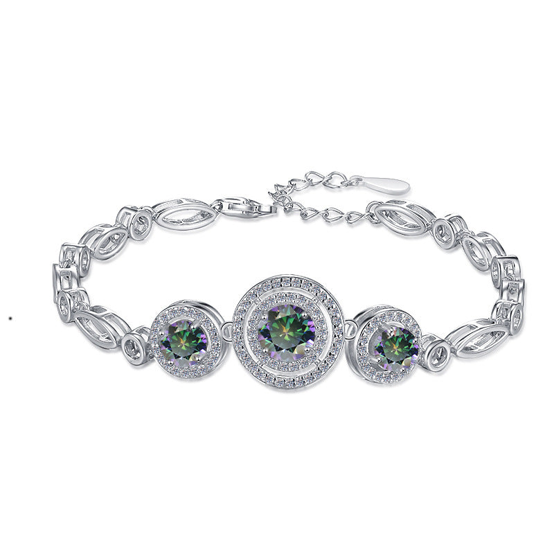 Damen elegantes Armband mit strahlenden Kristallen Shop Nory
