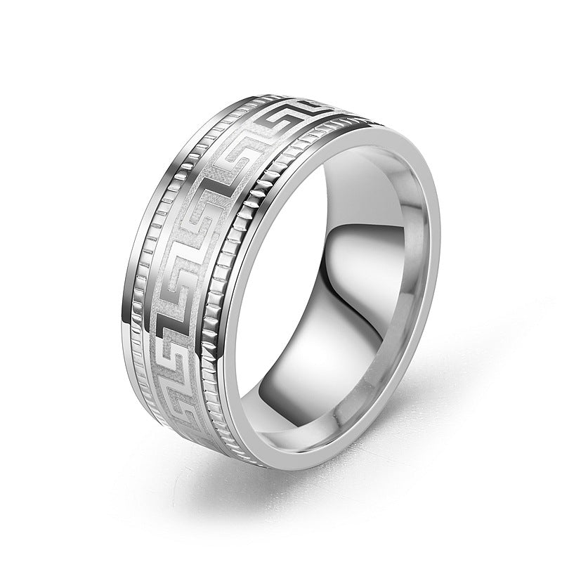 Herren Ring mit elegantem und kunstvollem Muster Shop Nory