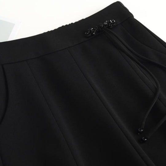 Damen Eleganter Maxirock mit hochfließendem Schnitt Shop Nory