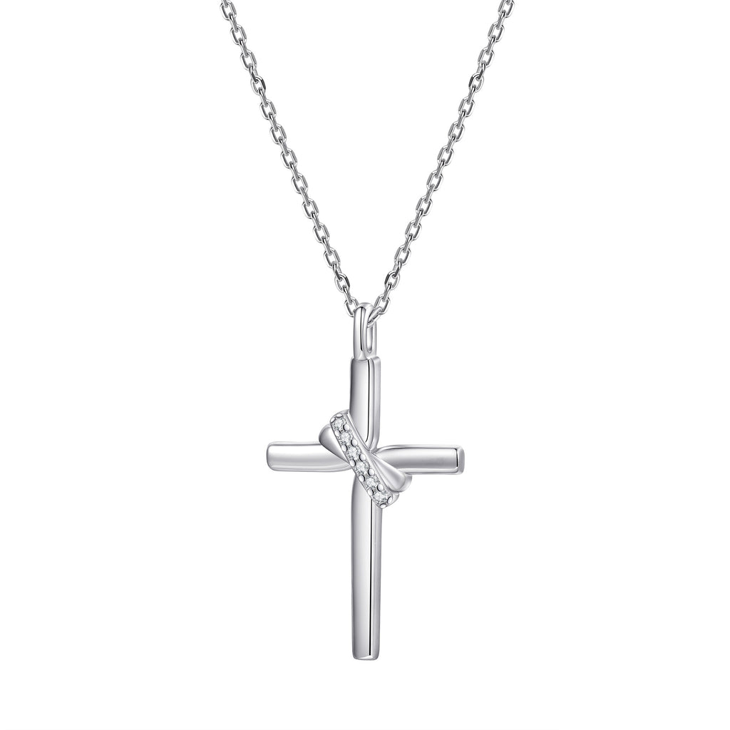 Damen Halskette mit funkelndem Kristallmotiv Shop Nory