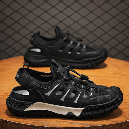 Herren Outdoor-Sandalen mit atmungsaktiven Mesh-Einsätzen und rutschfester Sohle