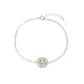 Damen elegantes Armband mit funkelndem Zirkonia-Zentrum Shop Nory