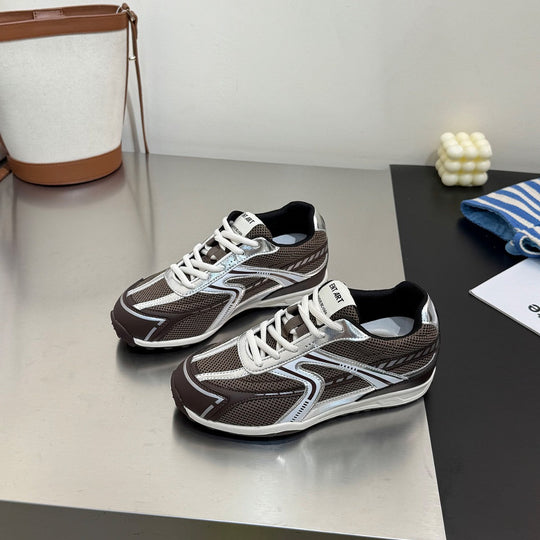 Damen sportliche Mesh-Sneaker mit dämpfender Sohle und atmungsaktivem Design