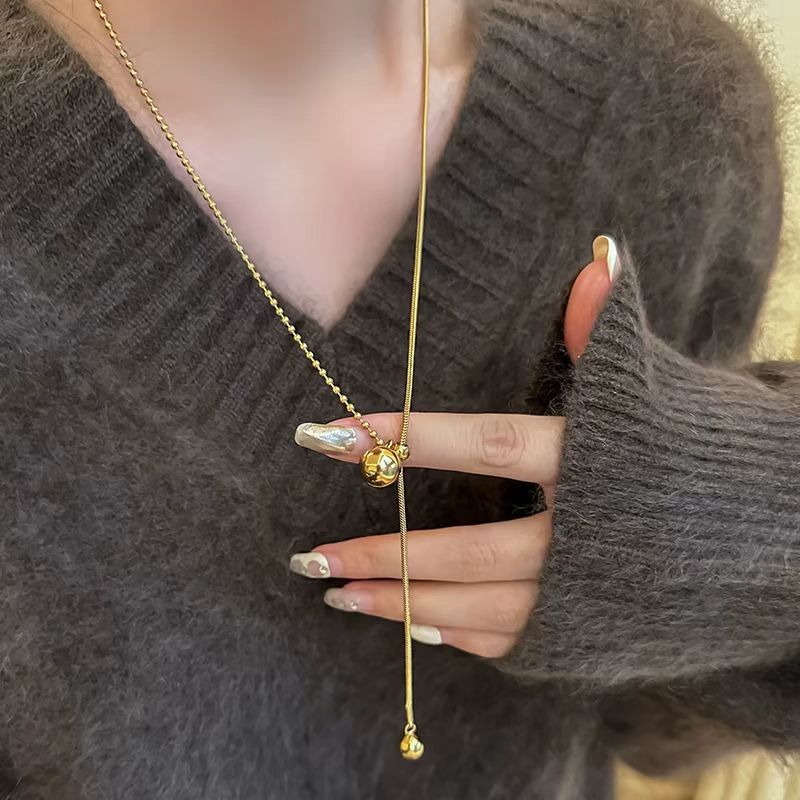 Damen Verstellbare Goldene Ketten Lariat Halskette Shop Nory