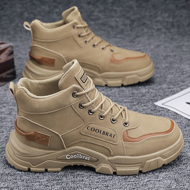 Damen robuste Schnürstiefel mit gepolsterter Innensohle