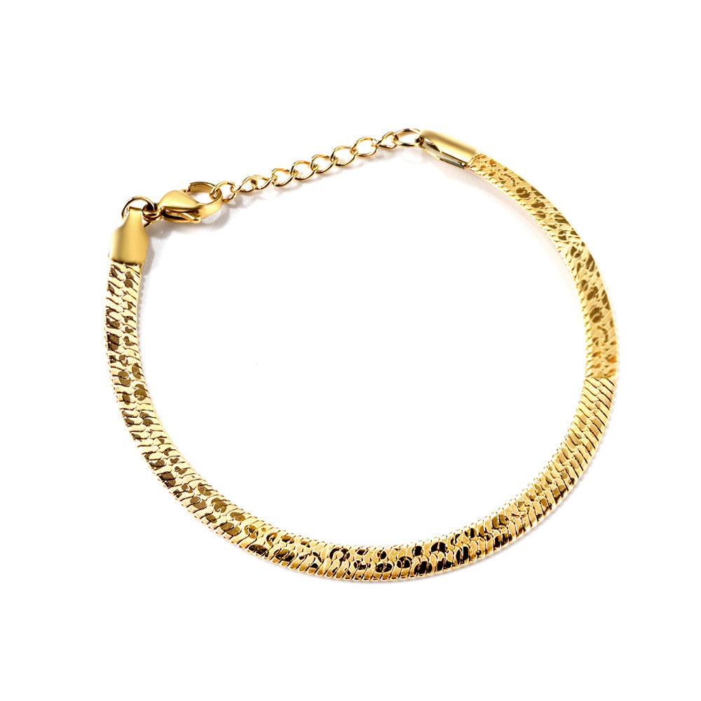 Damen Armband mit elegantem Münzdesign und verschließbarem Karabinerverschluss Shop Nory