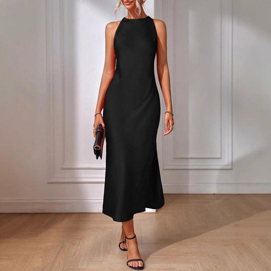 Damen Elegantes Maxikleid mit schmalem Träger und körpernahem Schnitt Shopnory