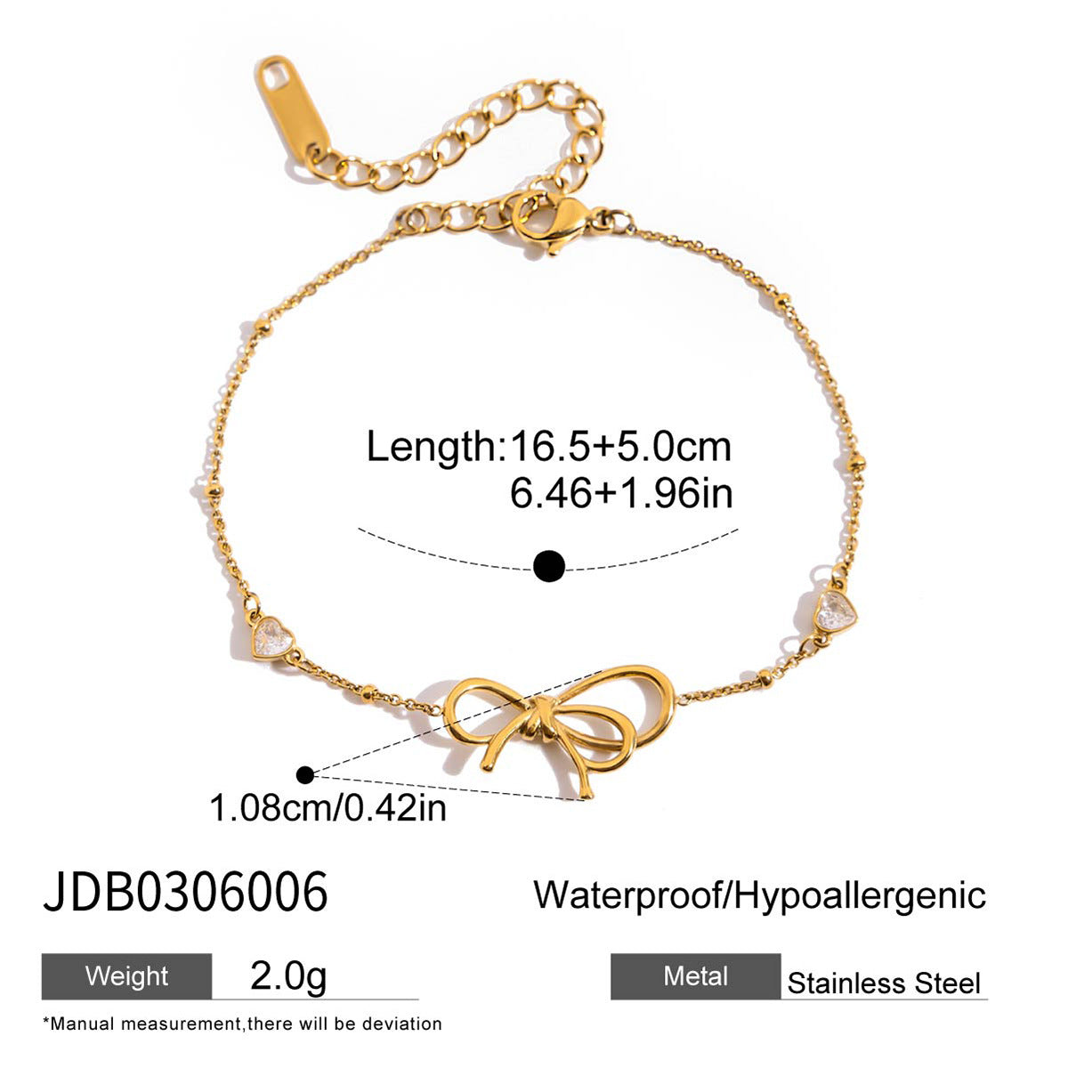Damen Armband mit elegantem Schleifenmotiv und funkelnden Zirkonia Shop Nory