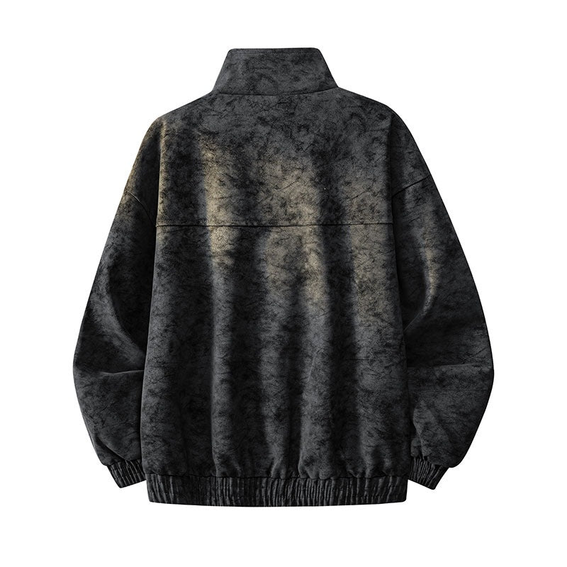 Herren Lässige Outdoor-Jacke mit hohen Kragen und praktischen Taschen Shop Nory
