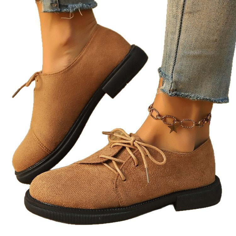 Damen Schnürer im Oxford‑Stil mit Leopardenprint und Wildleder‑Optik Shop Nory