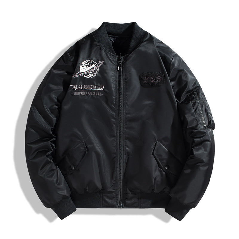 Herren Modische Bomberjacke mit hochschließendem Kragen Shop Nory