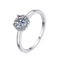 Damen Verlobungsring mit funkelndem Zirkonia und eleganter Fassung Shop Nory