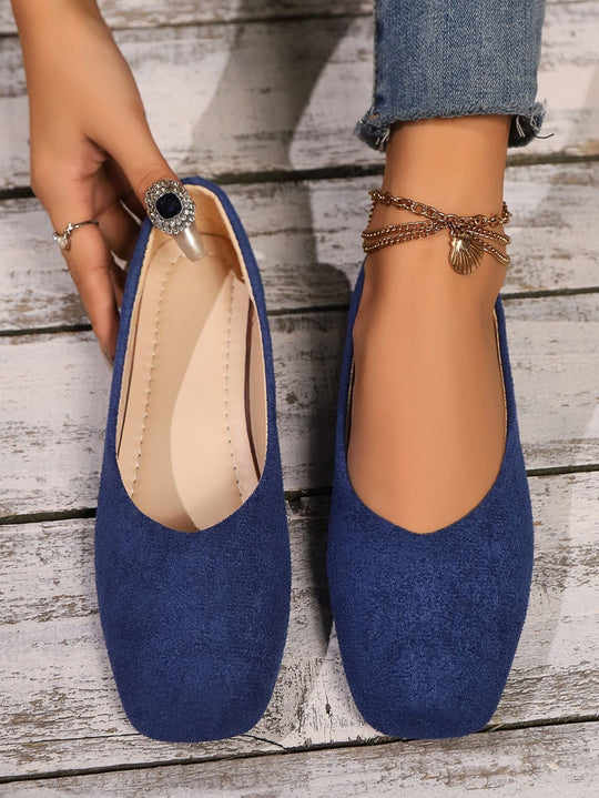 Damen Ballerinas im eleganten und minimalistischen Design mit anatomischer Fußbettung