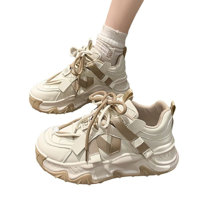 Damen Sportliche Chunky-Sneaker mit auffälligem Design und stabiler Sohle