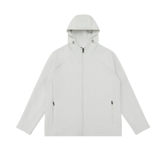 Unisex Minimalistische Kapuzen‑Zipjacke aus Softshell‑Fleece mit Raglanärmeln und wasserabweisenden Reißverschlusstaschen Shop Nory
