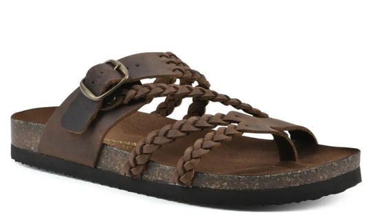 Damen Riemchen-Sandalen mit geflochtenem Design und verstellbarem Riemen