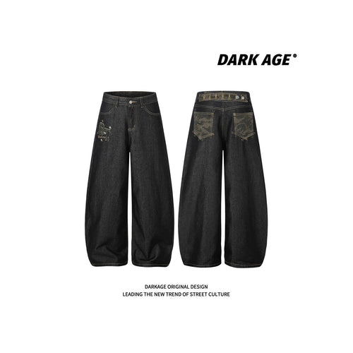 Damen Lässige Weitgeschnittene Jeans Shop Nory