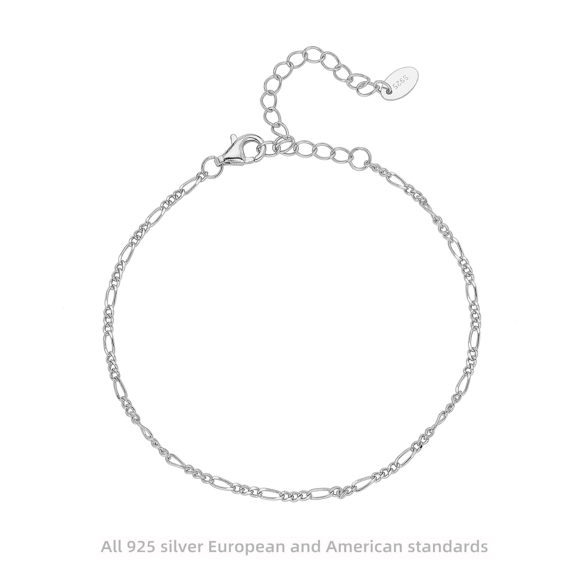 Damen zarte Armband aus hochwertigem 925 Sterling Silber Shop Nory