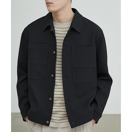 Herren Boxy-Hemdjacke mit großformatigen aufgesetzten Brusttaschen Shop Nory