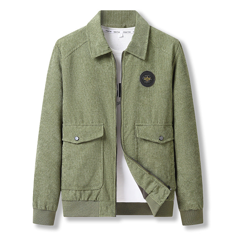 Herren Cordjacke mit praktischem Zip Shop Nory