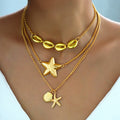 Damen Halskette Set mit maritimen Motiven und eleganten Details Shop Nory