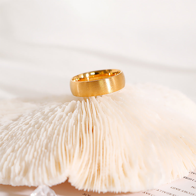 Damen filigraner Ring mit glänzendem Finish Shop Nory