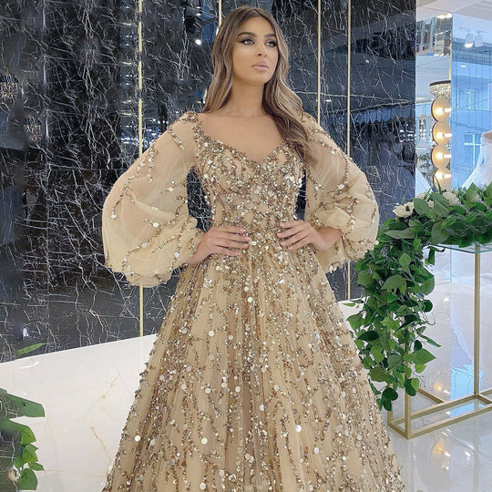 Socialite Aura Königin Langes Kleid