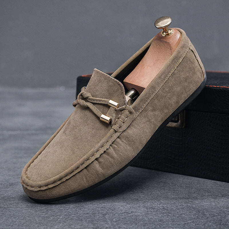 Herren Elegante Mokassins aus weichem Veloursleder