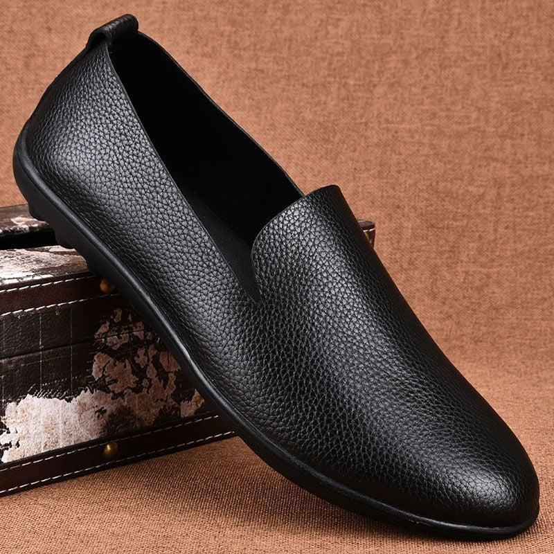 Herren Elegante Ledermokassins Shop Nory