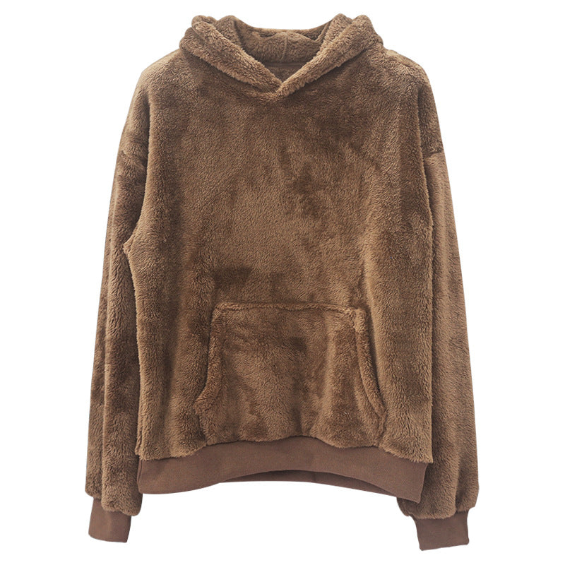 Herren kuscheliger Fleece-Hoodie