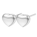 Damen Ohrstecker in Herzform aus hochwertigem Edelstahl Shop Nory