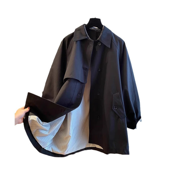 Damen Modische Übergangsjacke mit weitem Schnitt Shop Nory