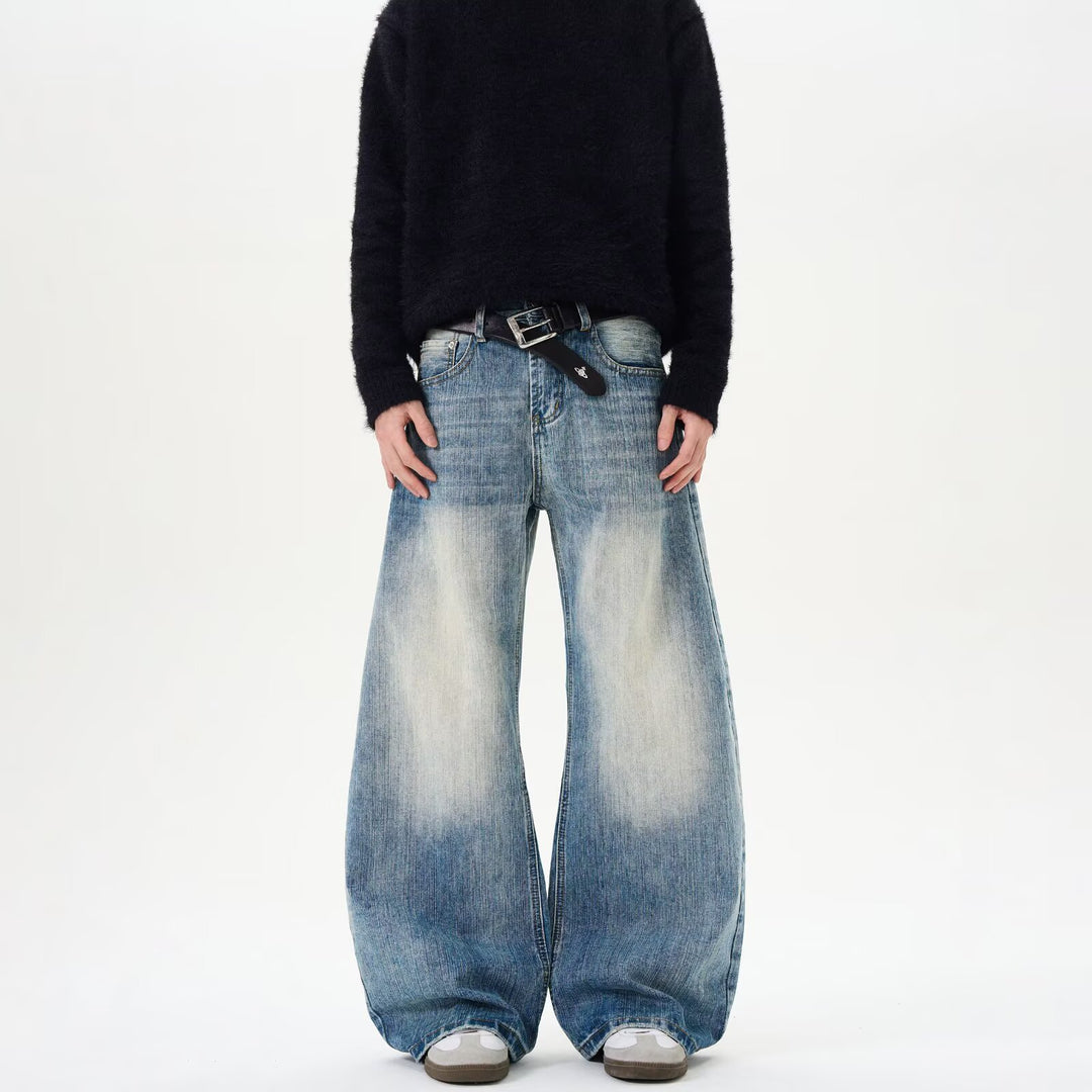 Herren Hochgeschnittene Weitgeschnittene Jeans Shop Nory