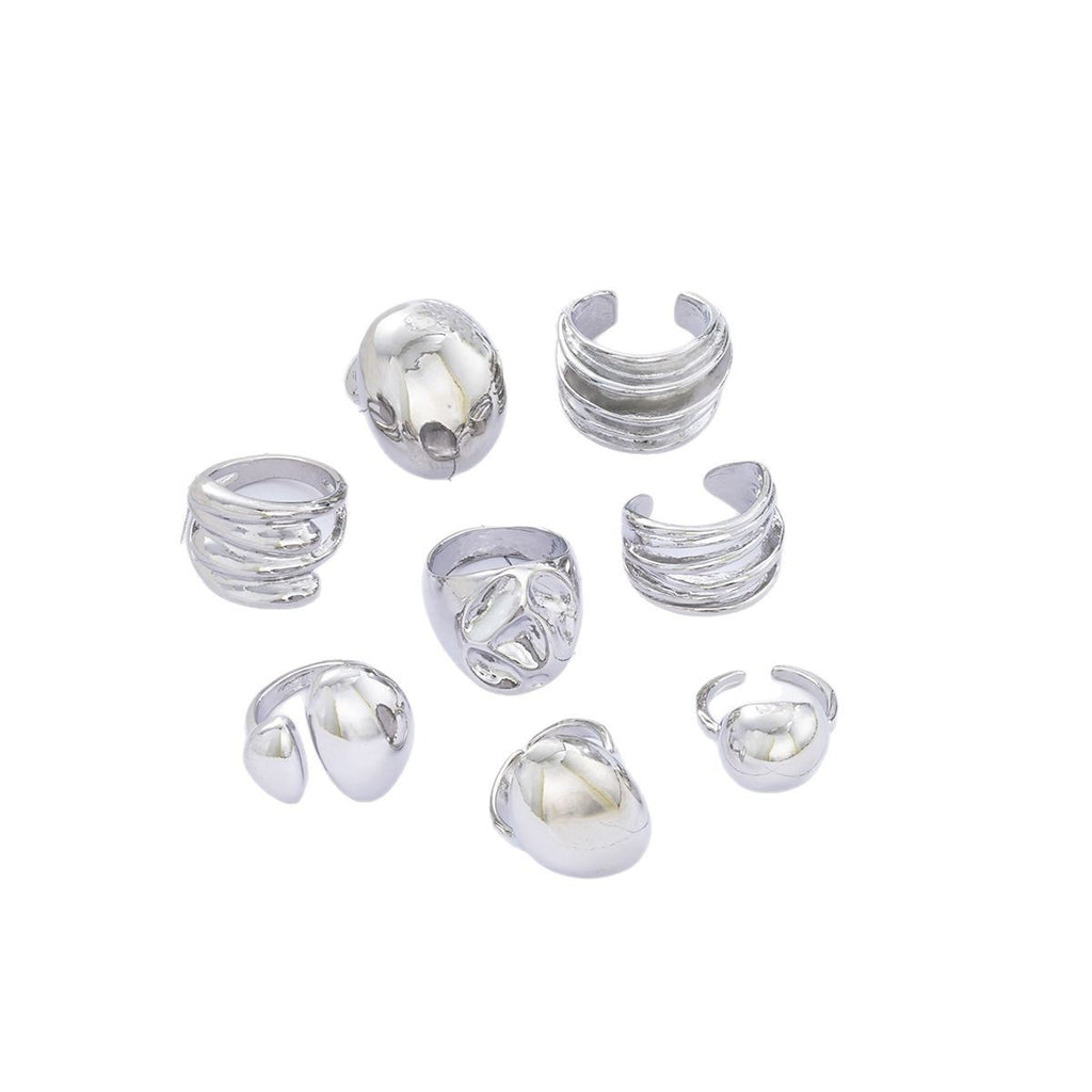 Damen Ring-Set mit einzigartigen Designs und eleganten Zierdetails Shop Nory