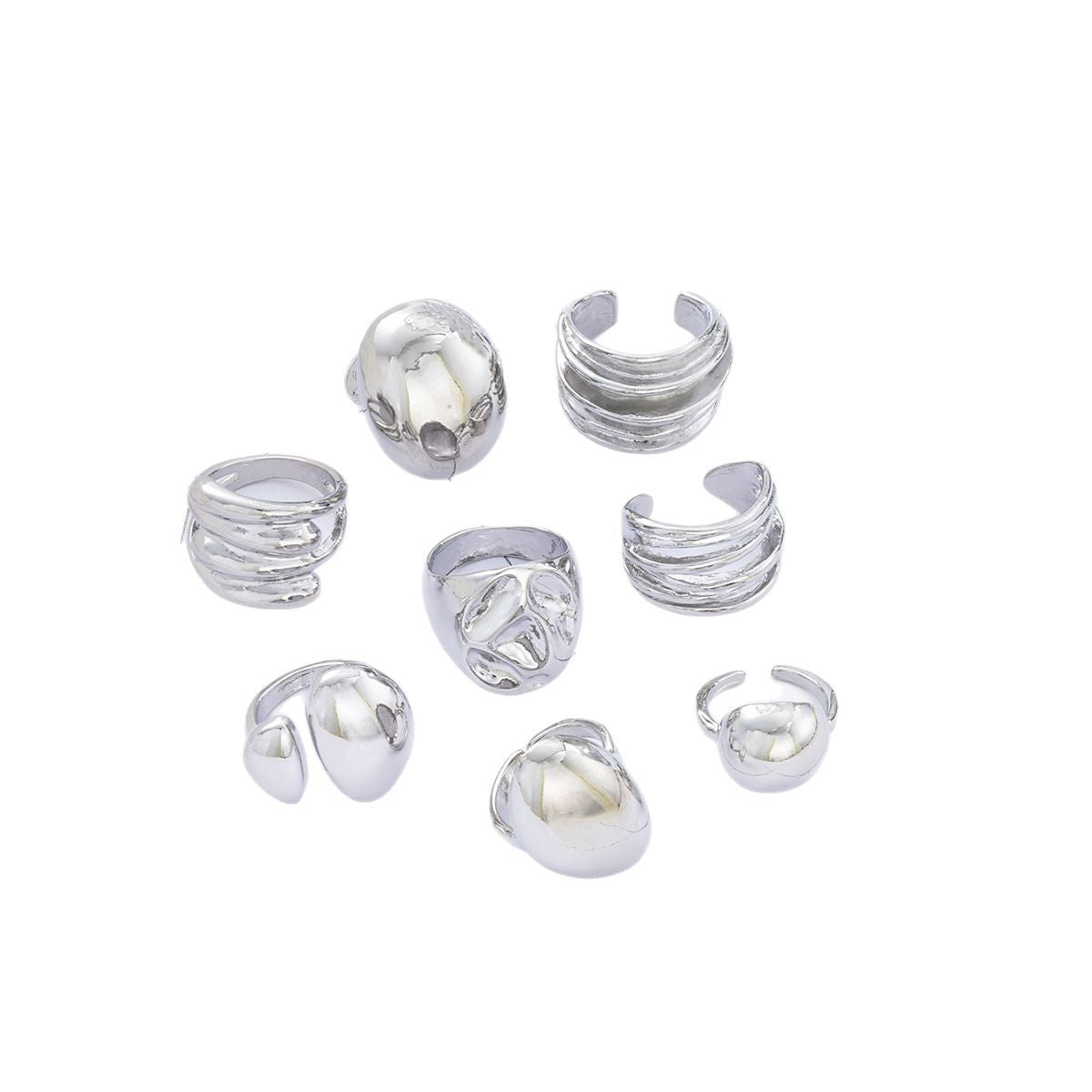Damen Ring-Set mit einzigartigen Designs und eleganten Zierdetails Shop Nory
