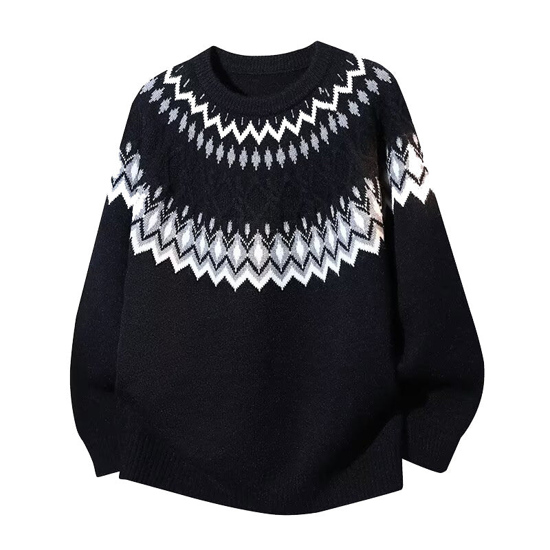 Damen Modischer Grobstrickpullover mit Zopfdesign Shop Nory