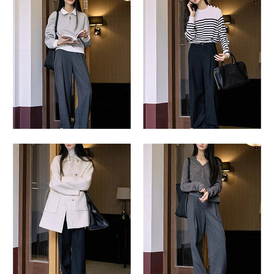 Damen Elegante, weite Anzughose Shop Nory