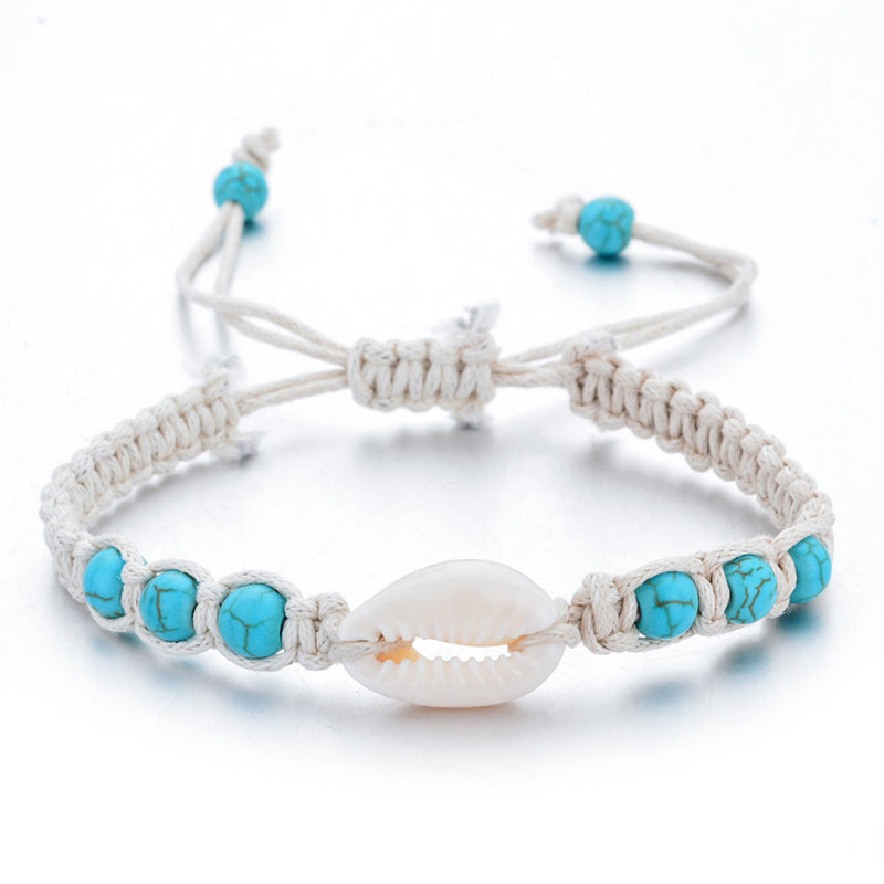 Handgewebtes Muschelarmband | Shop Nory