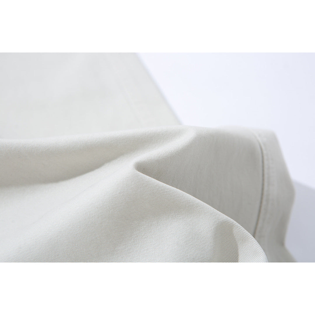 Damen Hochtaillierte Culotte-Hose aus Baumwoll-Twill mit weitem Bein Shop Nory