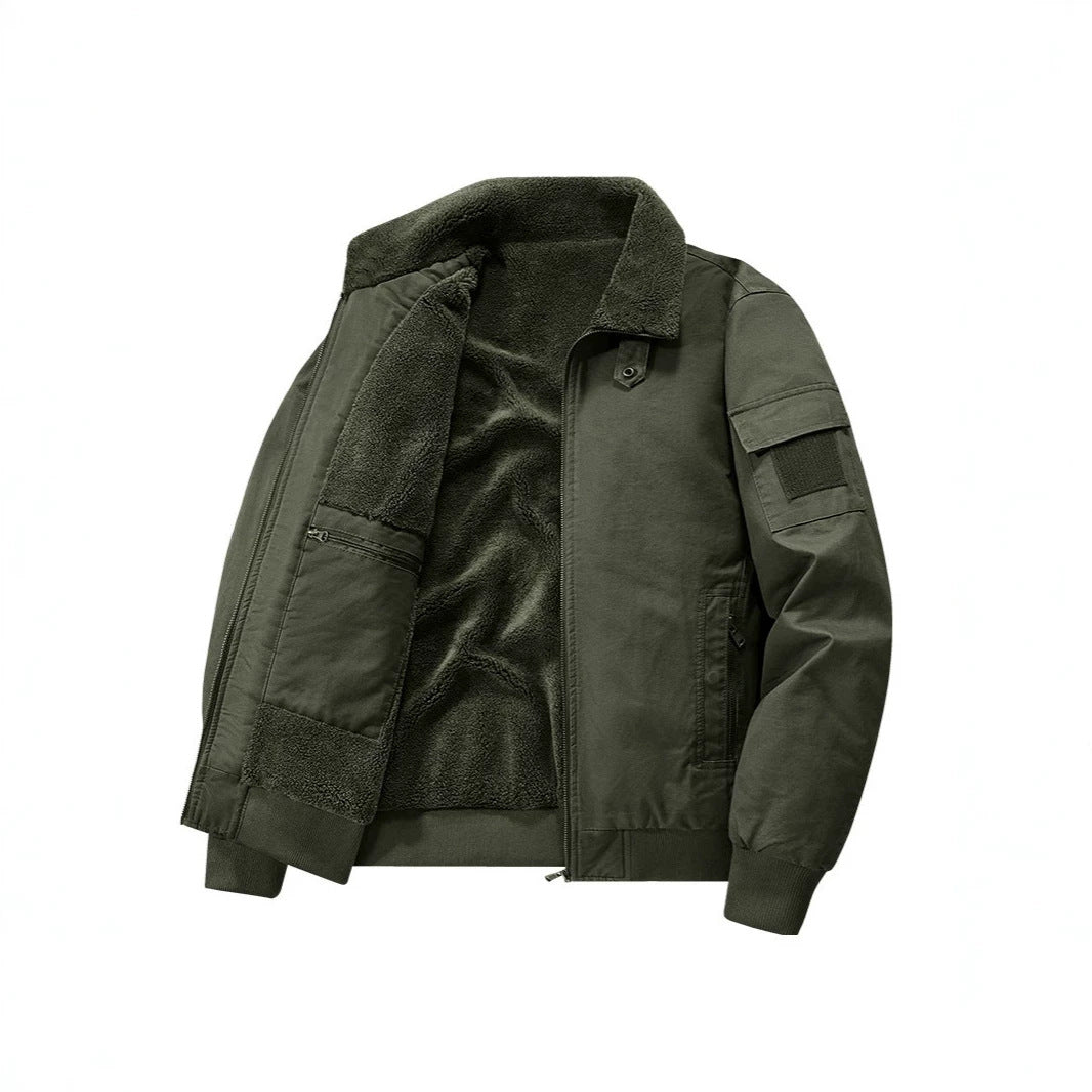 Herren Stylische Übergangsjacke mit Teddyfutter Shop Nory