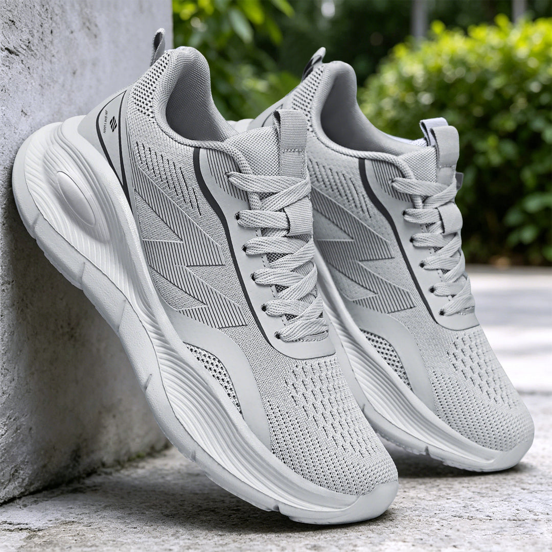 Damen nan Performance-Slip-On Running-Sneaker mit nahtlosem Mesh-Obermaterial, stoßdämpfender Waben-Plateausohle und verstärkter Fersenstütze Shop Nory