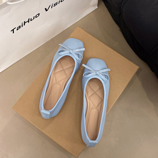 Damen Ballerinas mit süßem Schleifen-Design und komfortabler Sohle