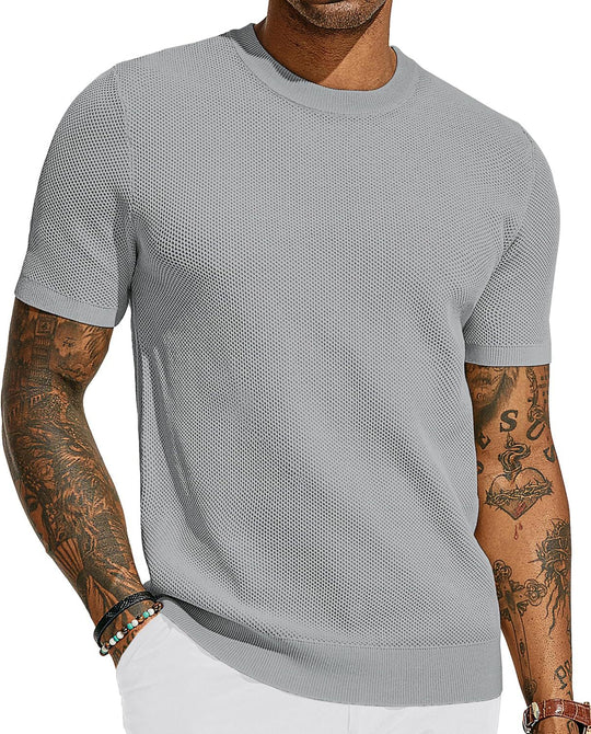 Herren atmungsaktives Netz-T-Shirt