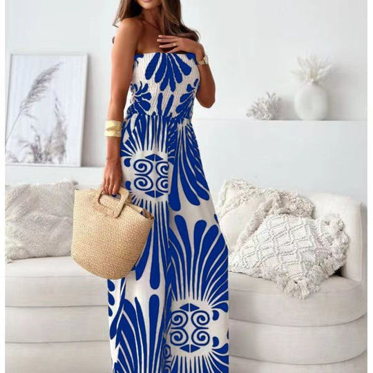 Damen Sommer Jumpsuit mit floralem Design