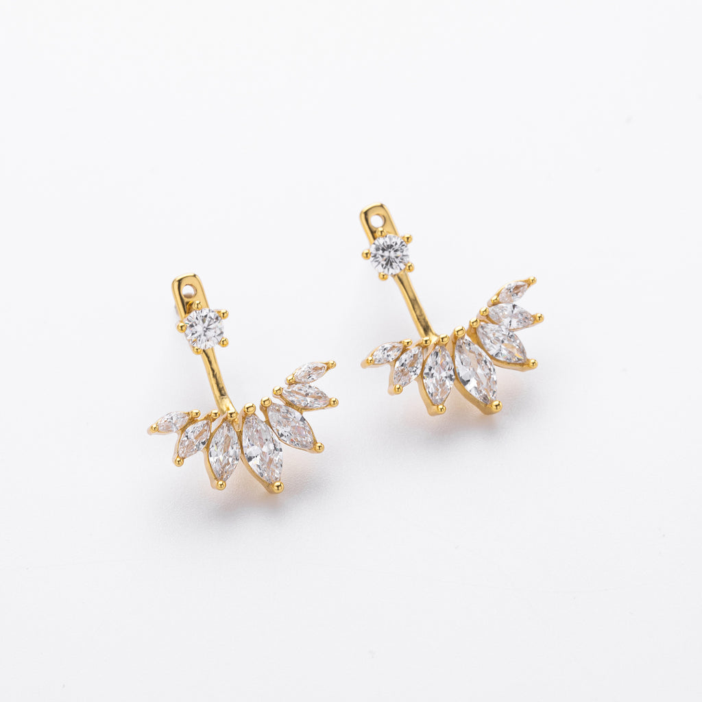 Damen Ohrhänger mit funkelndem Zirkon-Motiv und hochwertigem 925 Sterlingsilber Shop Nory