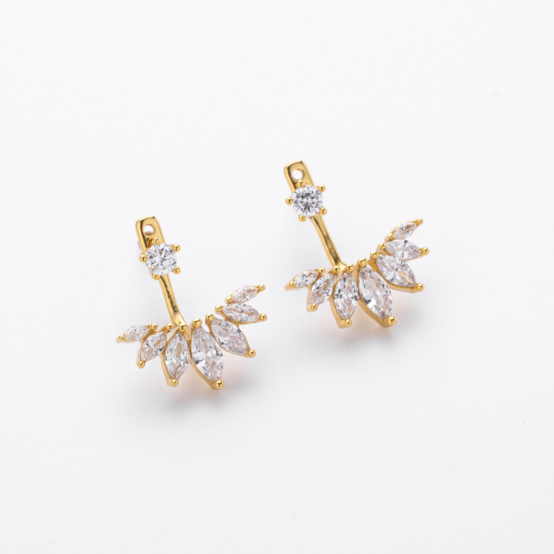 Damen Ohrhänger mit funkelndem Zirkon-Motiv und hochwertigem 925 Sterlingsilber Shop Nory