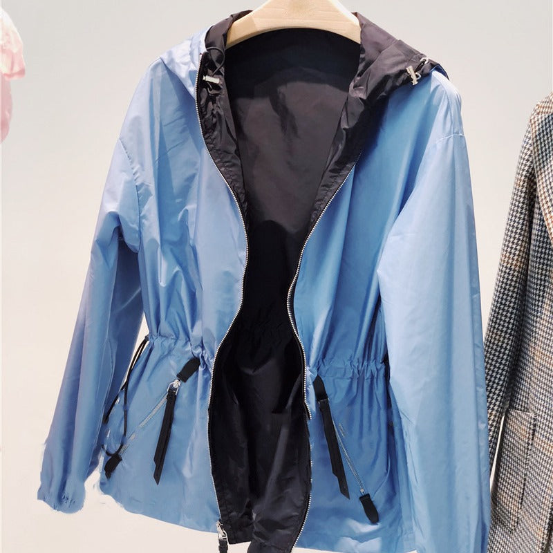 Damen Modische Übergangsjacke mit verstellbarem Bund Shop Nory