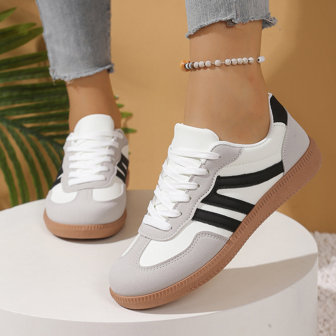 Damen Retro-Sneaker mit Gumsohle und gepolsterter Innensohle Shop Nory